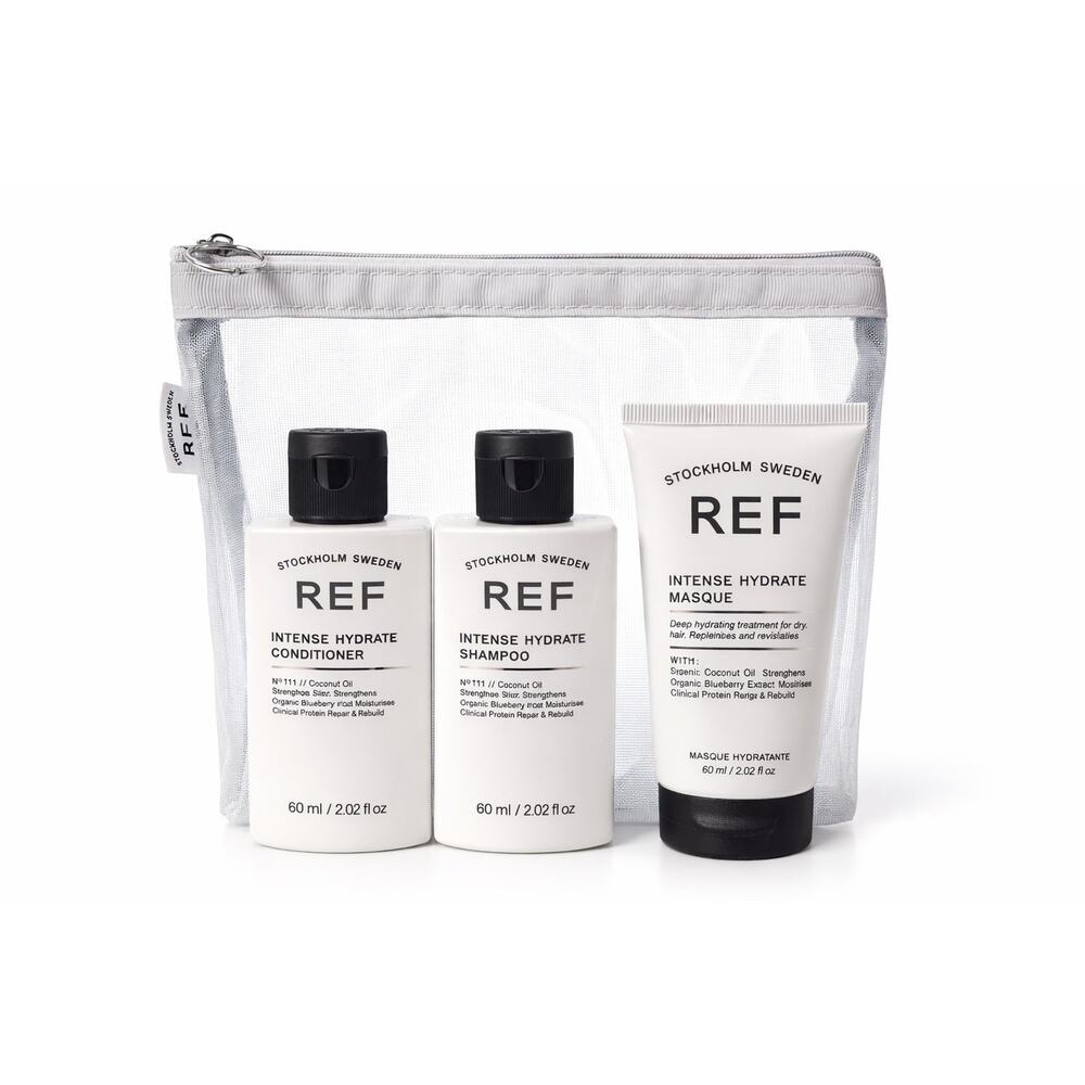 REF Intense Hydrate Travel Set Shampoo Conditioner Masque 60ml Not Sealed